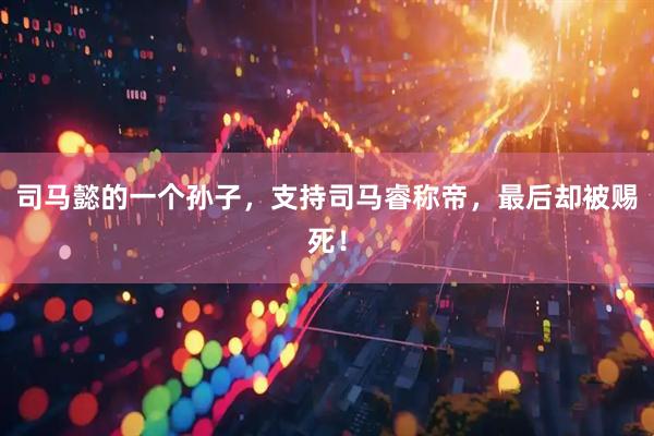 司马懿的一个孙子，支持司马睿称帝，最后却被赐死！